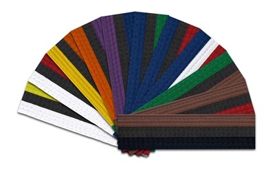 Half and Half Belts with Stripes