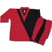 Style 130 Red / Black V-Neck Team Set